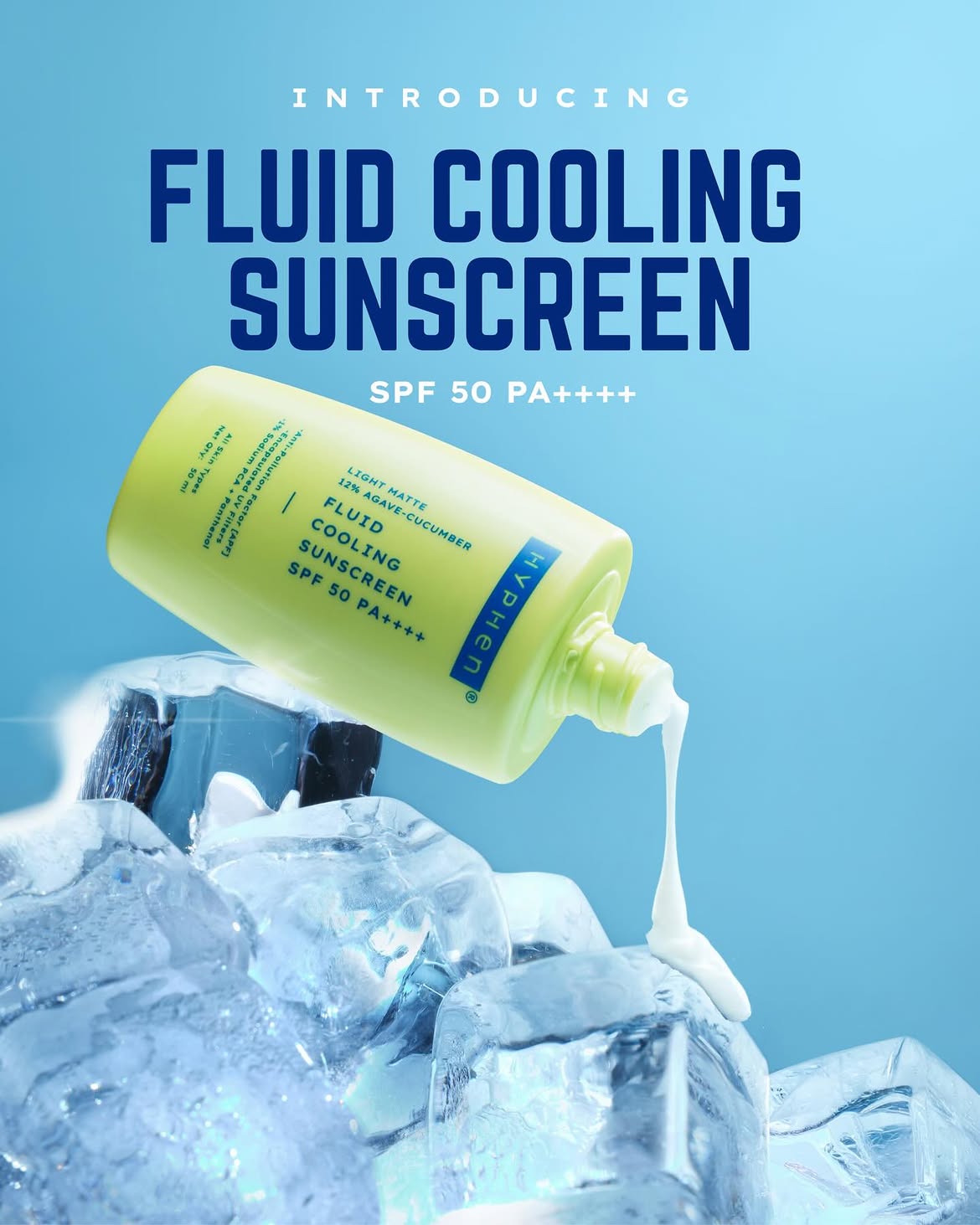 Fluid cooling Sunscreen SPF 50 PA++++